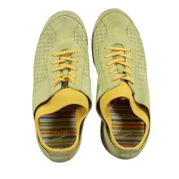 Dansko Shoes Womens 11.5 Sneakers Lifestyle Comfort Athletic Elise Leather Green - Picture 7 of 14